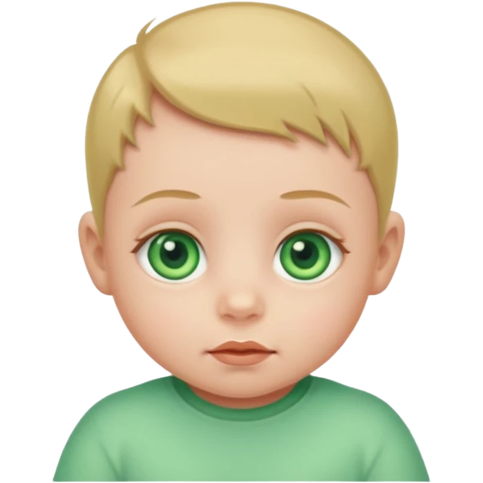 green eye baby emoji