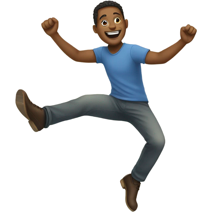 emoji smiling and kicking feet up emoji