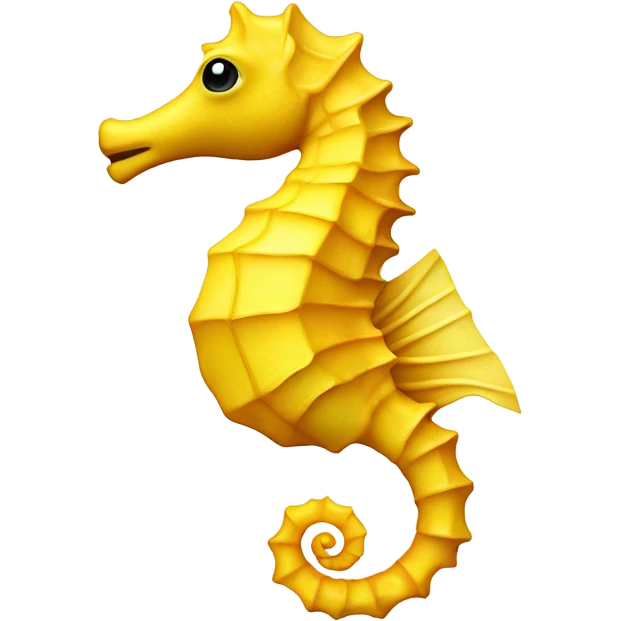 Yellow Sea horse ￼￼ emoji