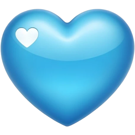 Azure heart emoji