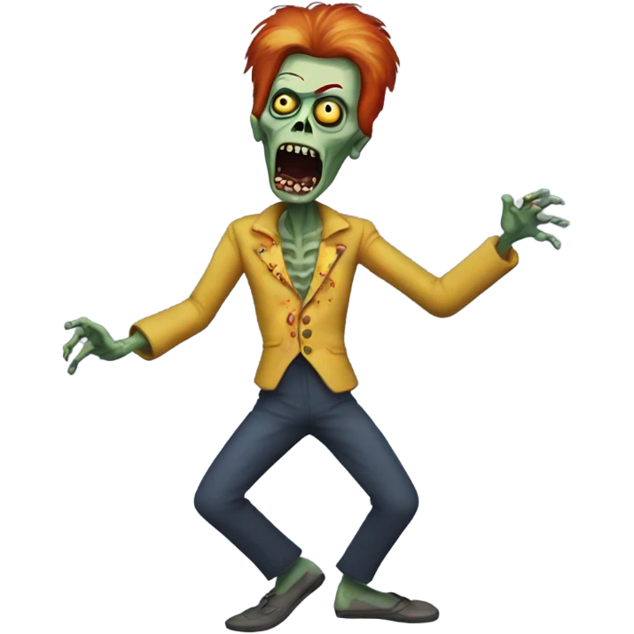 ziggy stardust zombie dancing emoji