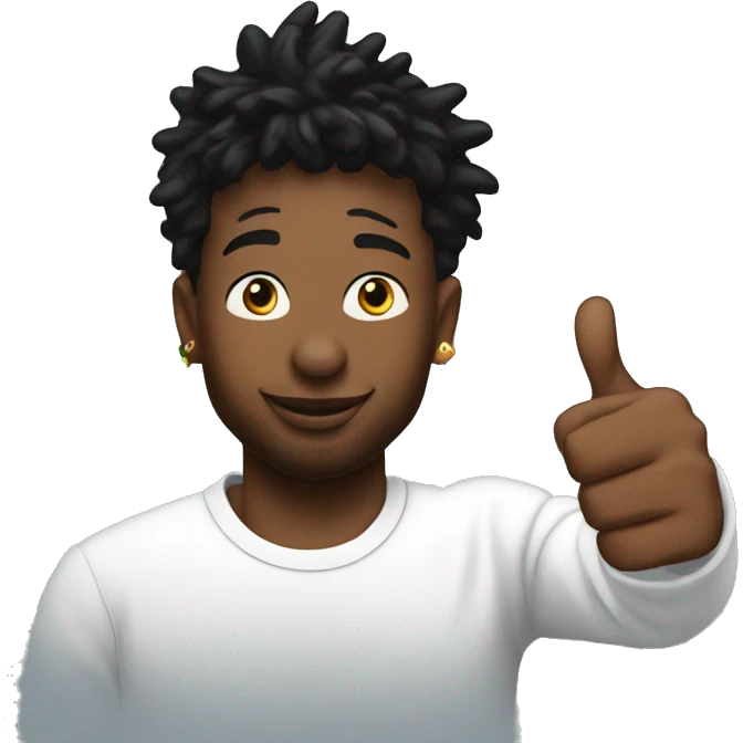 21 savage doing a thumbs up emoji