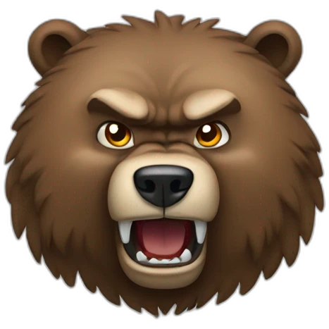 angry grizzley emoji