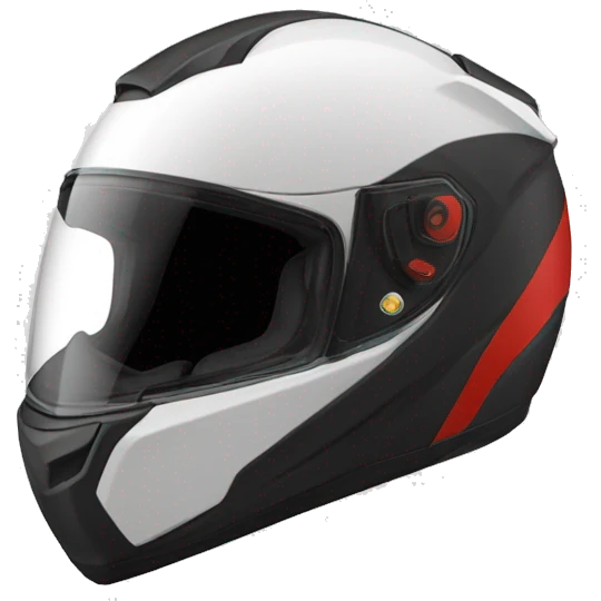 CASCO MOTO con x emoji