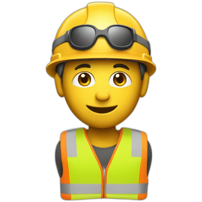 a juggler in a construction helmet emoji