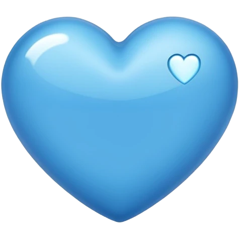 Blue heart  emoji
