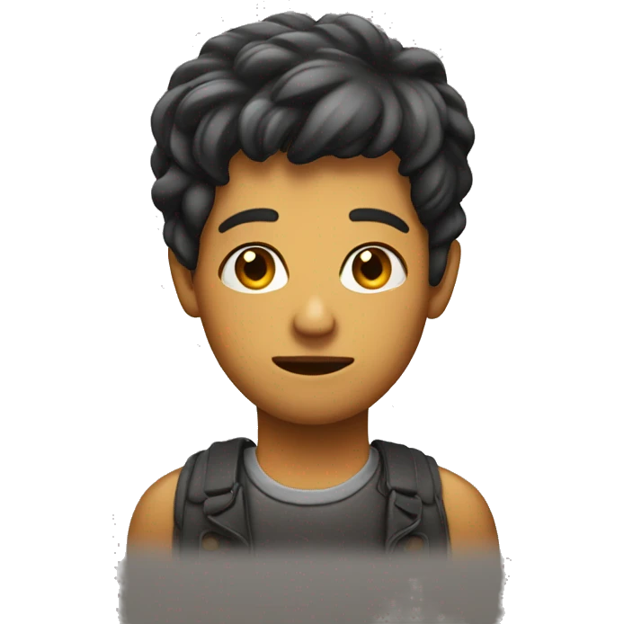 Person giving the side eye emoji