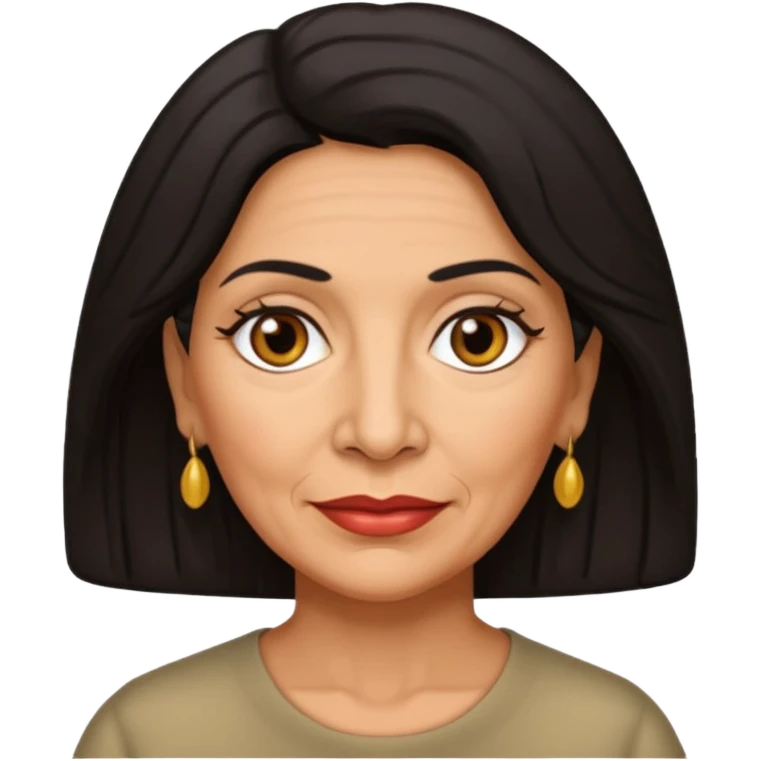 Older Hispanic woman with dark hair emoji