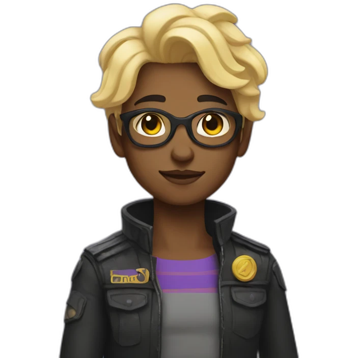non binary hero emoji