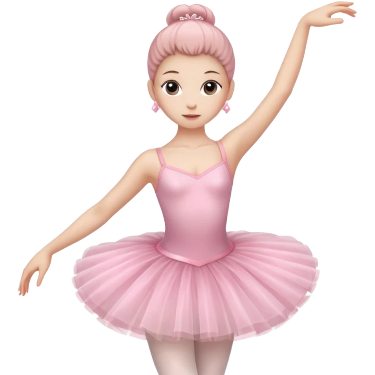 ballerina full body pink emoji