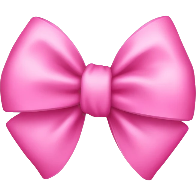 Pink bow emoji
