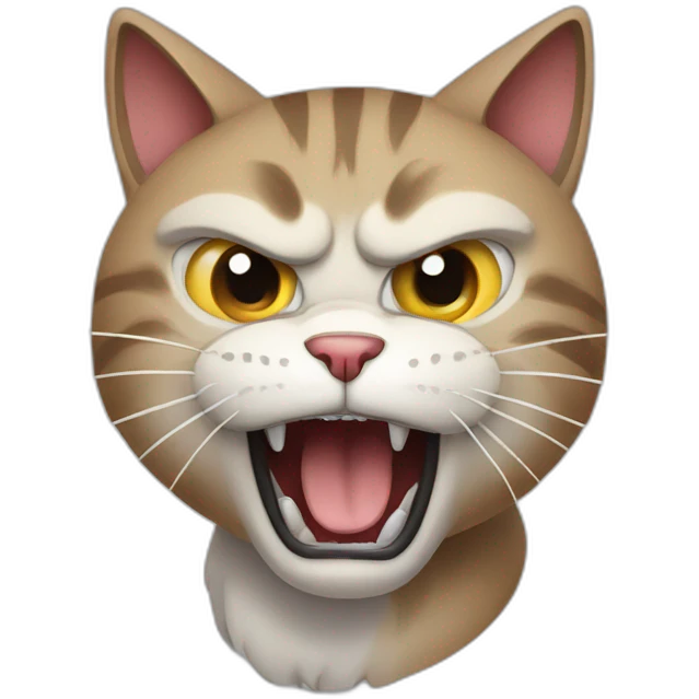 Angry cat emoji