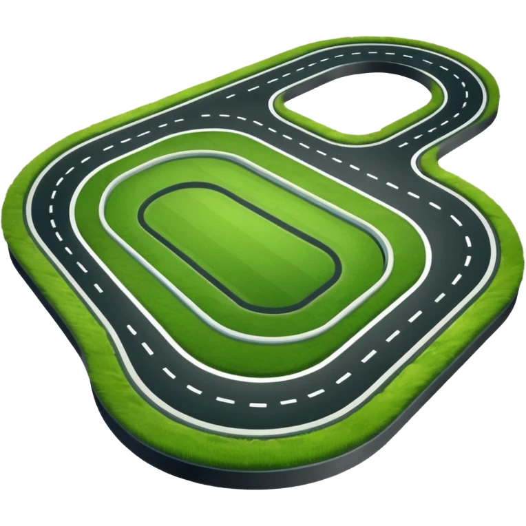 grasses Race track emoji
