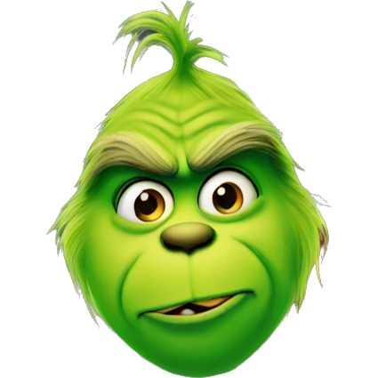 Grinch on a house emoji