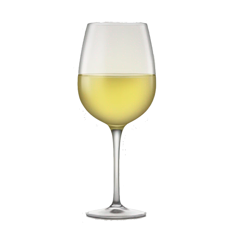 glass of white wine cheers emoji