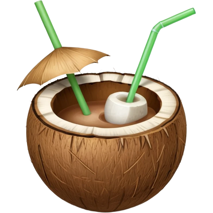 conut drink summer emoji