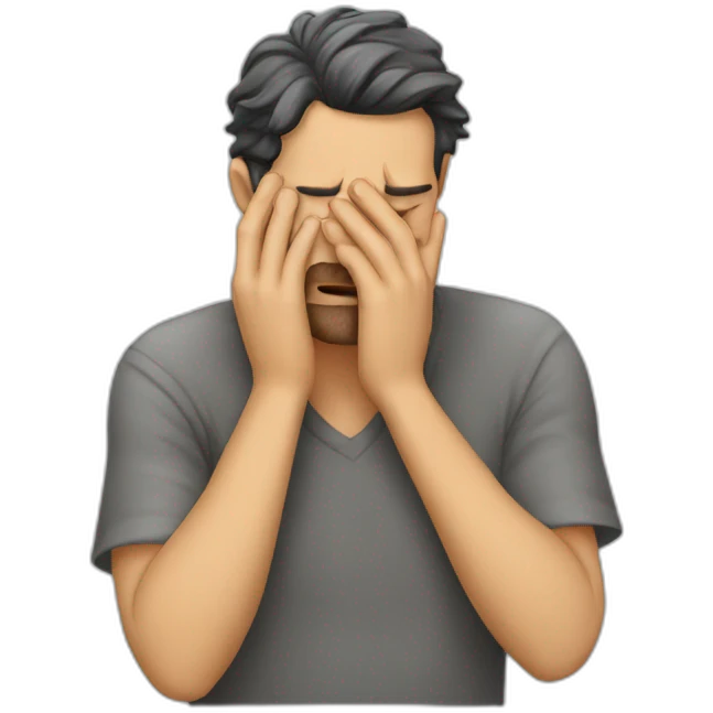 facepalm italian man emoji