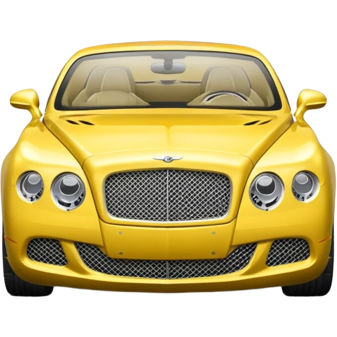 Yellow Bentley emoji