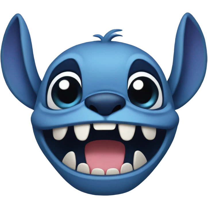 Stitch qui fume emoji