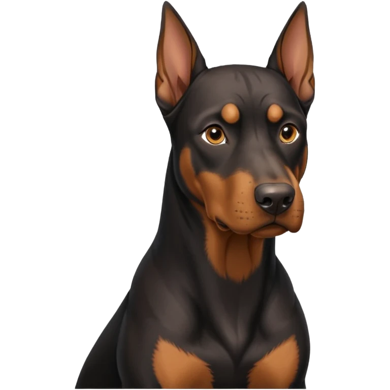 Dobermann uncropped emoji