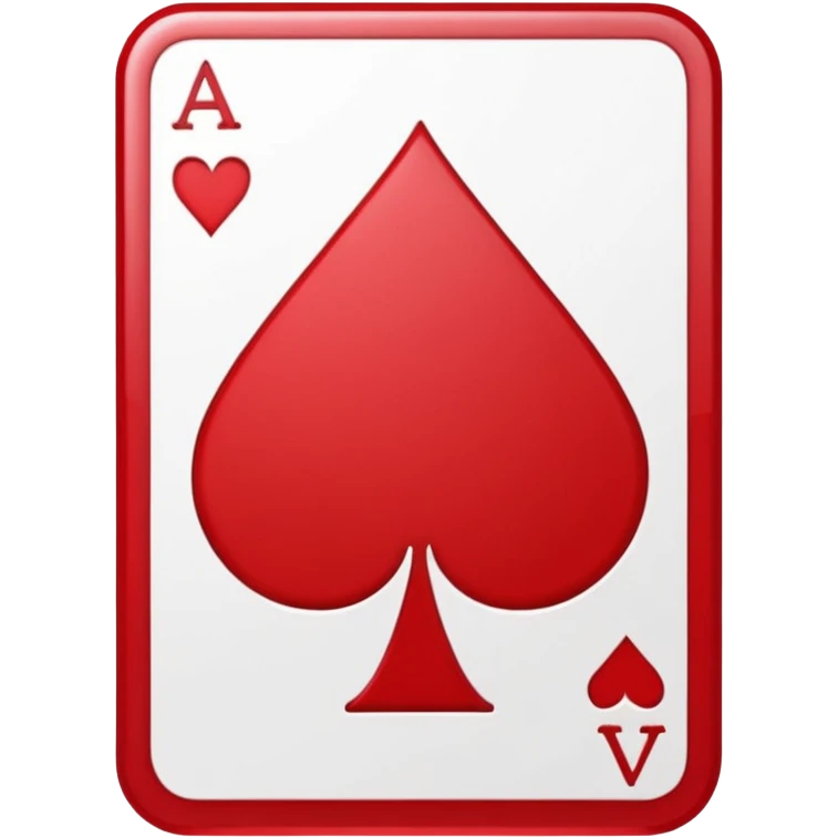 ace of heart card emoji