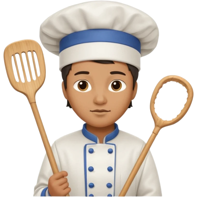 King Hockey player chef emoji
