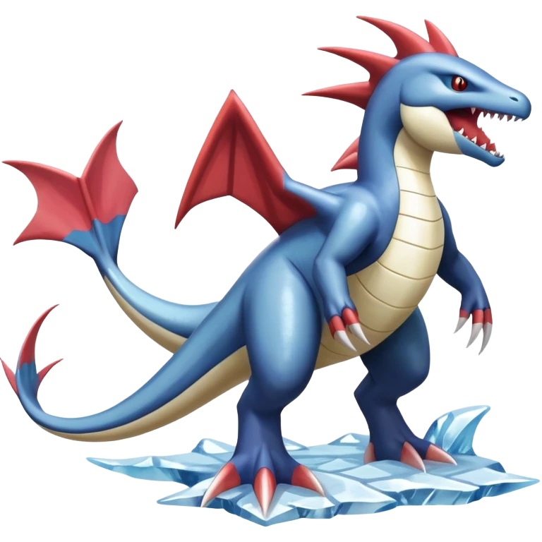 Milotic-Latias-Kyurem-Garchomp-Fakémon-hybrid-creature (full body)  emoji