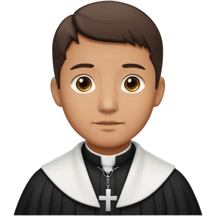 The priest who presides over the wedding emoji