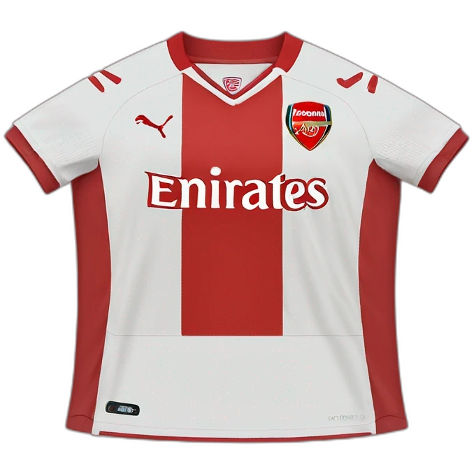 Arsenal women’s home jersey emoji