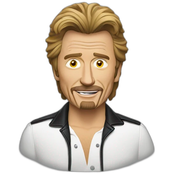Johnny  halliday qui péter emoji