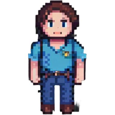 Minecraft character Steve pixel art emoji