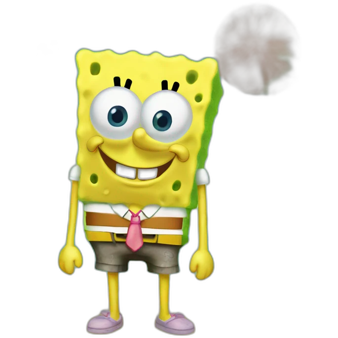 Sponge bob in bikini bottom  emoji