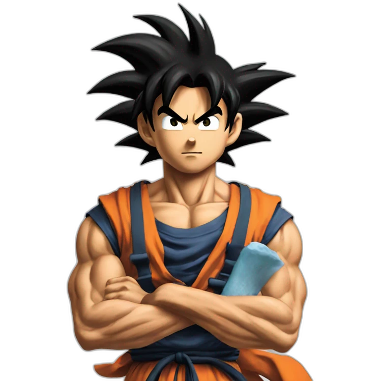 does goku clean nuts? emoji
