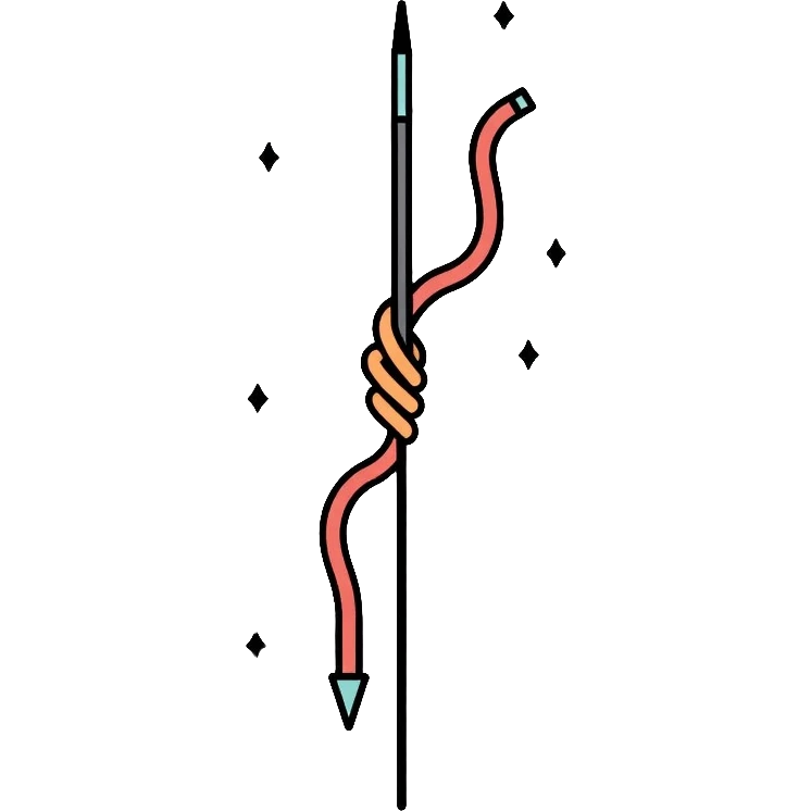sewing needle with thread emoji