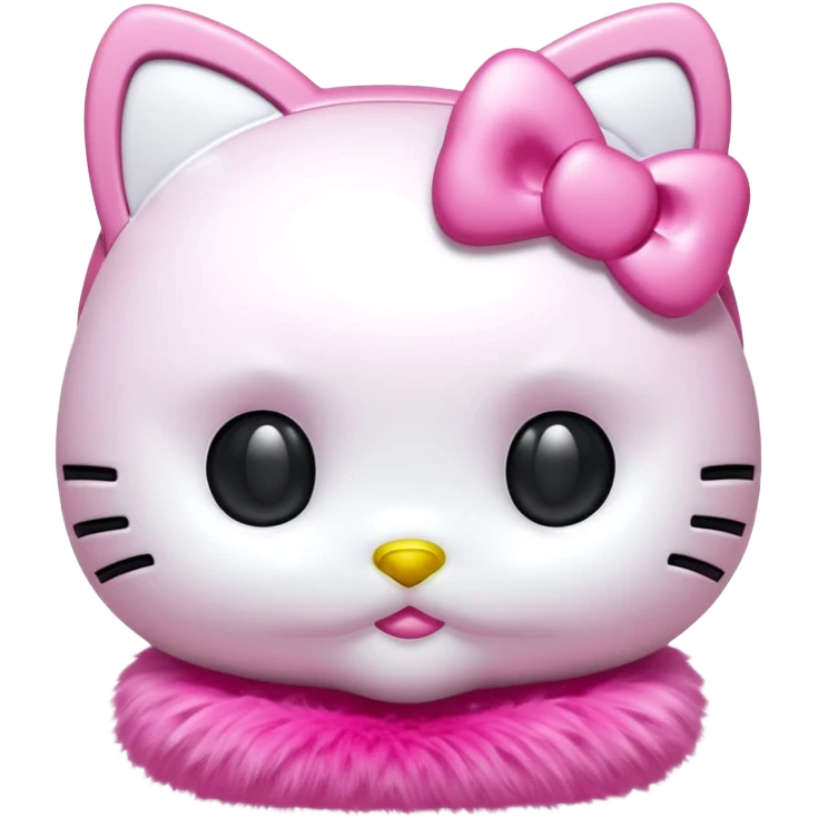 Hello kitty, Futuristic Colors, Hyperrealism  emoji