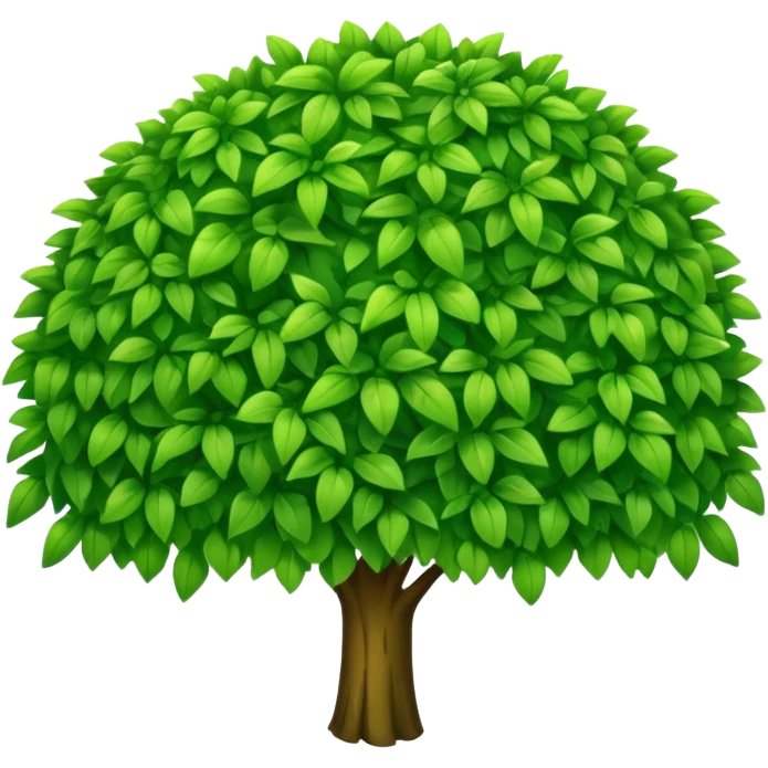 a bush, simple and clear emoji