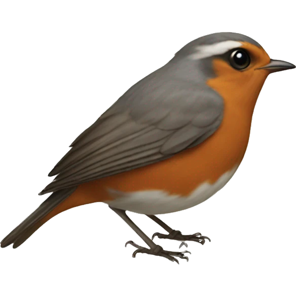 A Robin  emoji