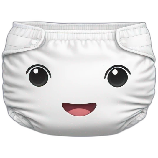 Plastic diaper emoji