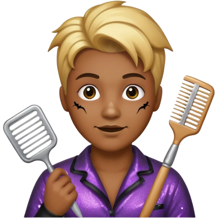 halloween hair stylist emoji