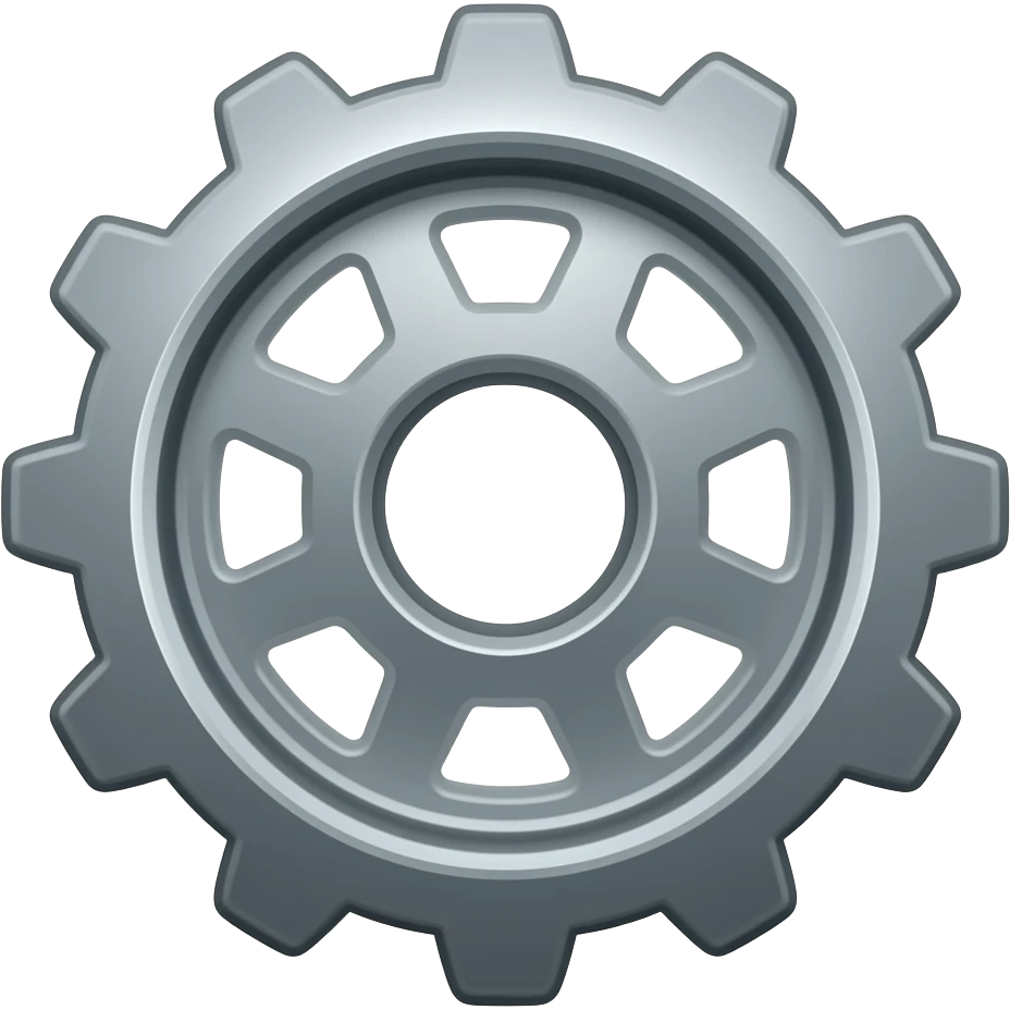 gear wheel emoji