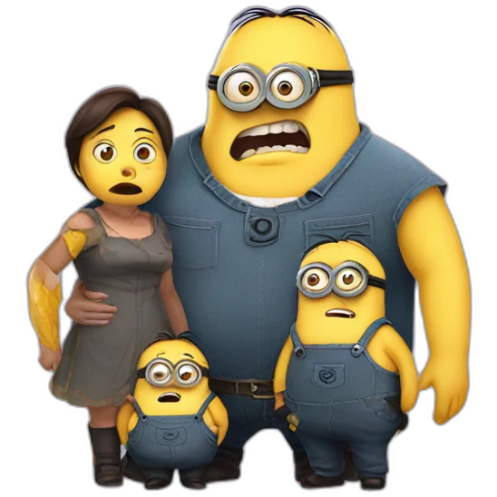 cursed fat minion family friendly emoji