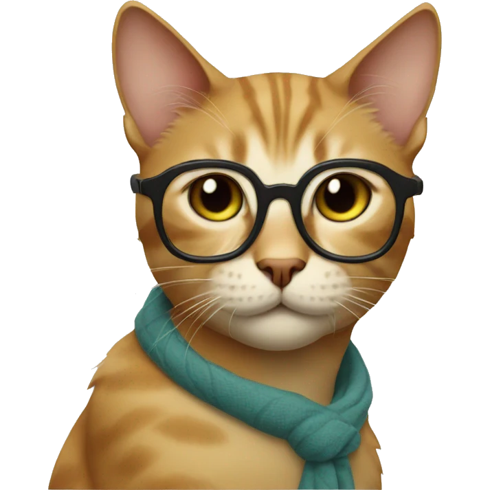 cat with glasses emoji