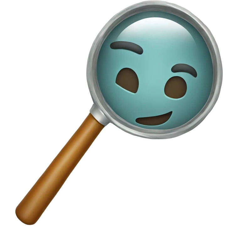 Magnifying glass emoji