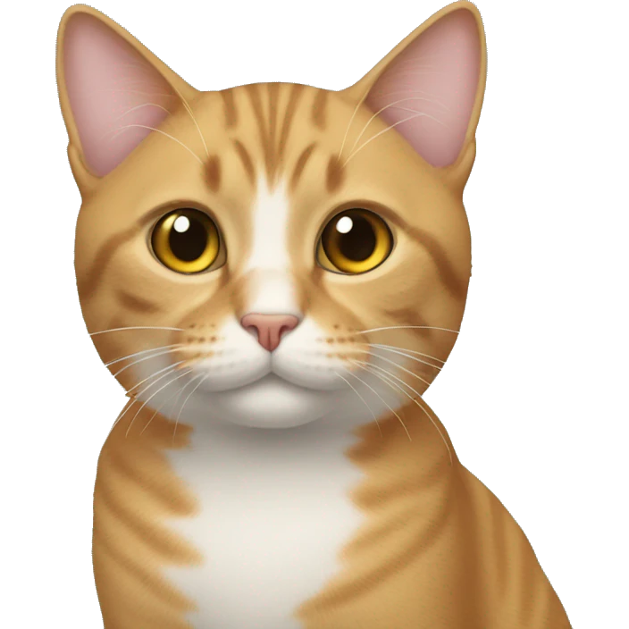 Cat with little ears emoji