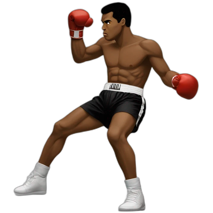 muhamad ali shadow boxing emoji