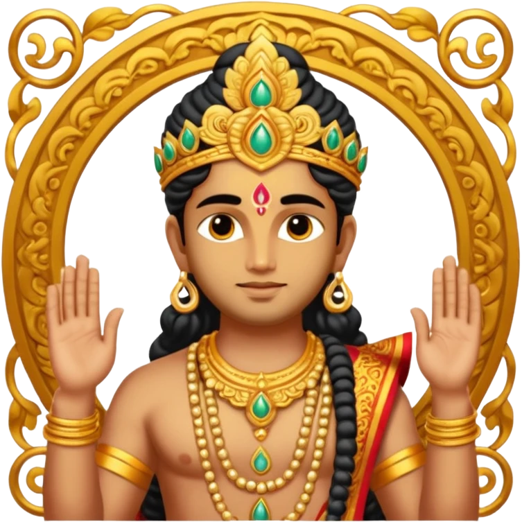 Create god murugan aum emoji