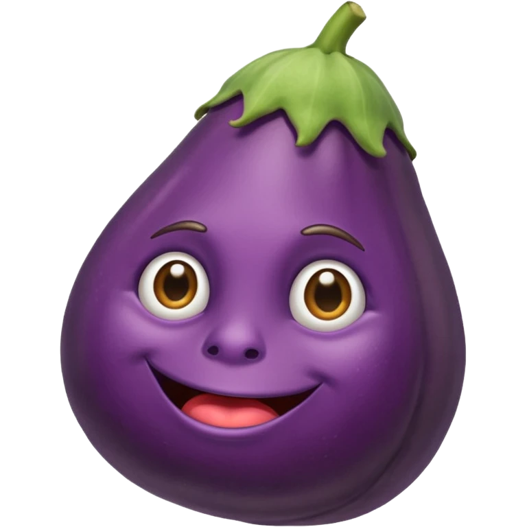 Eggplant shrinking  emoji