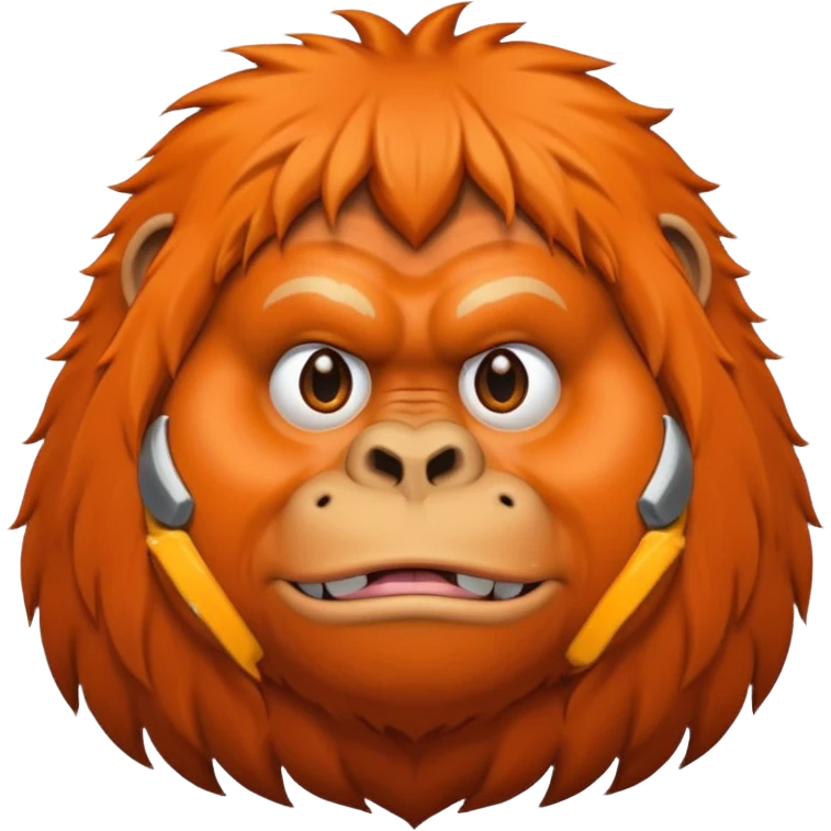 fat orangutan emoji