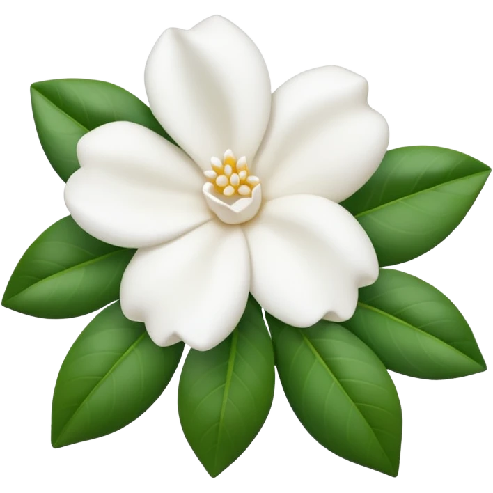 Gardenia blanca emoji