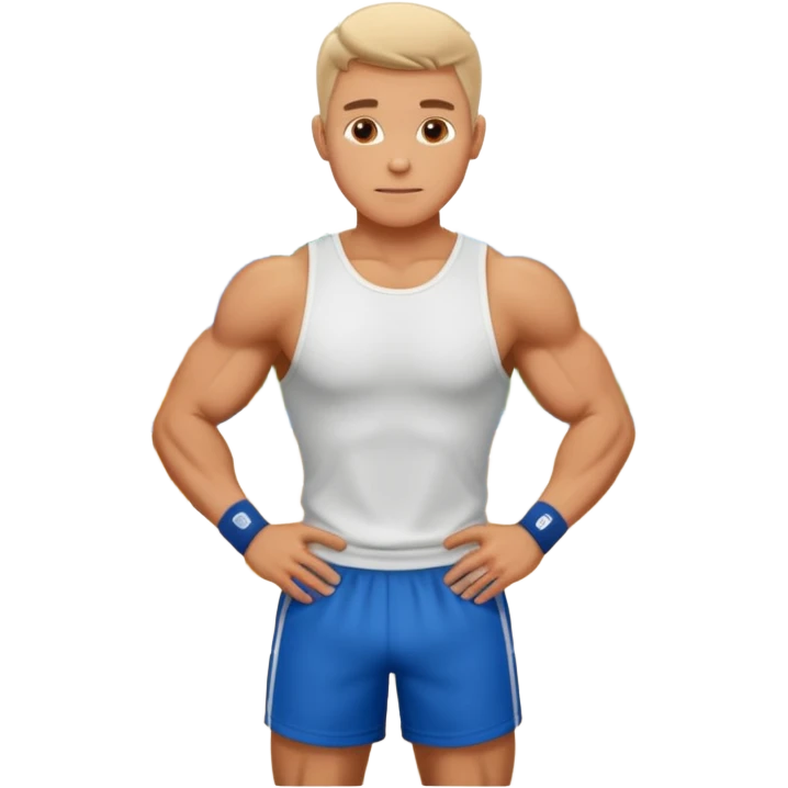 white sportsman in the playground emoji